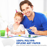 Sabary 500 Sheets Watercolor Paper White Art Paper 90 lb Water Color Paper for Artists Paint Paper Bulk Cold Press Pad for Painting Drawing Beginner Lover Artists Drawing Supplies (6 x 9 Inch) Sabary