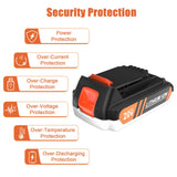 Leisuda 2 Pack 20V 3.0Ah Battery LBXR20 Compatible for Black and Decker 20V Lithium Battery LBXR20 LB20 LBX20 LB2X4020 LBXR20B-2 LBXR2020-OPE Compatible for Black Decker 20V Power Tools Leisuda