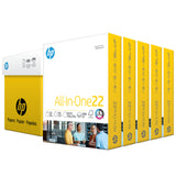 HP Papers | 8.5x 11 Paper | All-In-One 22 lb | 5 Ream Case - 2,500 Sheets | 96 Bright| Made in USA - FSC Certified | 207000C HP Papers