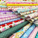 flic-flac 200pcs 4 x 4 inches (10cmx10cm) Cotton Craft Fabric Bundle Squares Patchwork Lint DIY Sewing Scrapbooking Quilting Dot Pattern Artcraft flic-flac