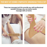 2 Pcs Wooden Gua Sha Tools Lymphatic Drainage Tool, Machomby Wood Therapy Massage Tools Manual Gua Sha Tools Anti Cellulite Massage Tool for Gua Sha Massage, Maderotherapy, Body Sculpting Machomby
