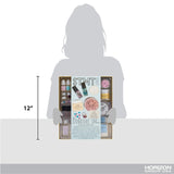 STMT DIY Signature Spa Set by Horizon Group USA, Mix & Make Your Own Spa Supplies with Salt Scrubs, Fragrances & Shimmer Lotions. Multicolored STMT