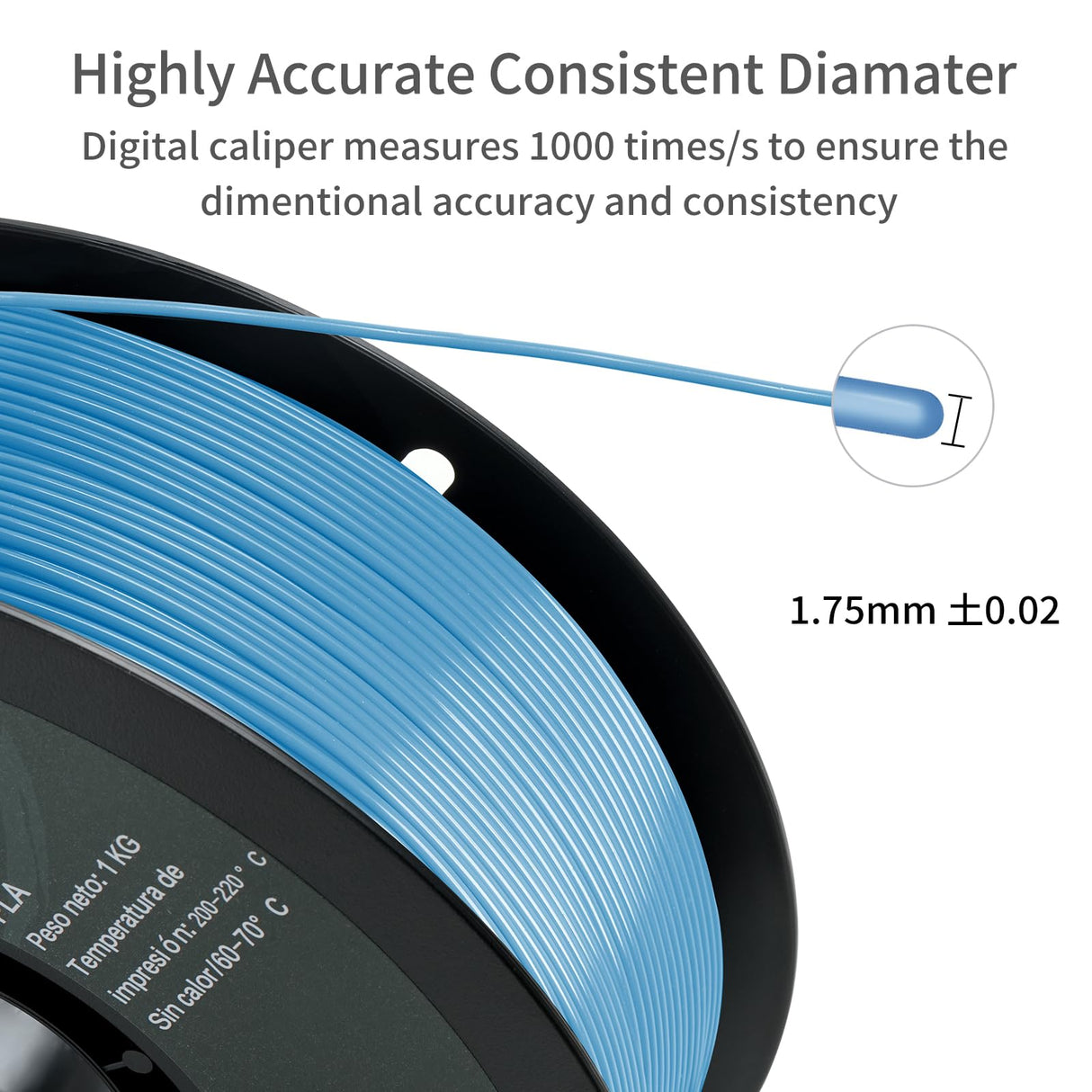 ABCWavePrint PLA 3D Printer Filament Bundle, Dimensional Accuracy +/- 0.02 mm, 16 x 1 kg Spool(35.2lbs), 1.75 mm，Black White Grey Red Green Blue Yellow Purple Silver Transparent Pink Orange Wood Brown ABCWavePrint