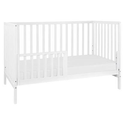 Davinci Union 4-in-1 Convertible Crib in White, Greenguard Gold Certified - WoodArtSupply