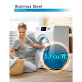 BLACK+DECKER Washer and Dryer Combo, 2.7 Cu. Ft. All In One Washer and Dryer with LED Display & 16 Cycles BLACK+DECKER
