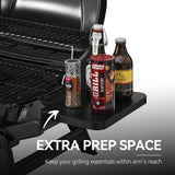 Royal Gourmet GT2005 2-Burner Portable Propane Gas Grill with Foldable Side Tables & Foldable Support Legs, Tabletop Gas Grill with Warming Rack for for Outdoor Cooking & Grilling, Black Royal Gourmet