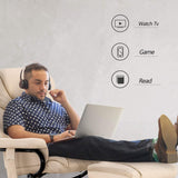 MCombo Recliner with Ottoman, Reclining Chair with Massage, 360 Swivel Living Room Chair Faux Leather, 4901 (Cream White) MCombo