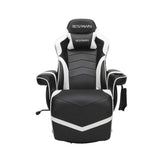 RESPAWN 900 Gaming Recliner - Video Games Console Recliner Chair, Computer Recliner, Adjustable Leg Rest and Recline, Recliner with Cupholder, Reclining Gaming Chair with Footrest - White RESPAWN