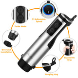 Immersion Blender Handheld, 1100W 5-in-1 Multi-Purpose Hand Blender, 12-Speed Stick Blender, 600ml Beaker, 500ml Chopper, Egg Whisk, Milk Frother, Black MOOKA FAMILY