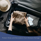 15 Pcs 20 Gram Silica Gel Packs, Transparent Desiccant, Desiccant Packets for Storage, Moisture Packs for Spices Jewelry Shoes Boxes Electronics Storage Romeda