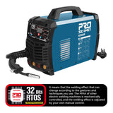 Prostormer Welding Machine, MIG/TIG/MMA 3 in 1 Multifunctional Welder with Digital Display, Electrode Holder, Earth Clamp, Input Power Adapter Cable and Brush Prostormer