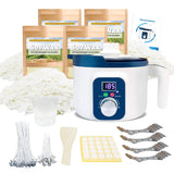 Soy Wax Candle Making Kit with Digital Wax Melter, Natural 4lb Soyawax for Candle Makingt to Make Your Own Candles Handnatur