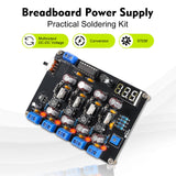 DIY Power Module Soldering Kit, PEMENOL LM2596 Universal 1.5V/3.3V/5V/12V/Adjustable Voltage Output Power Supply Module for Electronic DIY Soldering Practice Experiments and Testing PEMENOL
