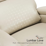 MCombo Zero Wall Recliner Chair, Power Wall Hugger Recliner with USB & Type-C Dual Charge Ports, for Small Space, Living Room, RV PR644 (Beige) MCombo