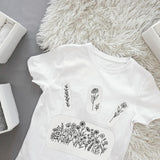 Water Soluble Embroidery Patterns Stabilizers - Rngmsi 3 Sheets Flower Stick and Stitch Embroidery Paper Wash Away 20Pcs Daisy Leaves Butterfly Embroidery Transfer Paper Stabilizers for Hand Sewing Rngmsi