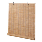 Bamboo Blinds for Interior Windows, Easy to Install Bamboo Shades for Indoor Windows, Custom Roller Shades for Indoor Window and Outdoor Patio, 23" W x 48" H BAYUE