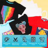 HTVRONT Sublimation HTV for Dark Fabric/Light Fabric 30 Pack - 12 * 10'' Matte Sublimation Vinyl - Sublimation Blanks for Sublimation Shirts/Hat/Pillow/Bag HTVRONT