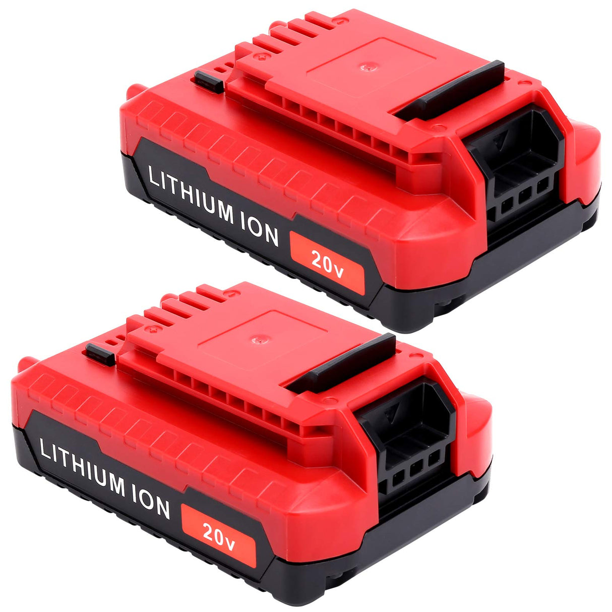 ELEFLY 2 Pack PCC680L 20V Max 3.0Ah Battery Compatible with Porter Cable 20V Lithium Battery PCC681L PCC682L PCC685L PCC670B PCC710B PCC791LA 20V Cordless Power Tools Battery ELEFLY