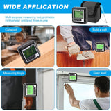 Digital Level Angle Gauge, Converts Between Degrees, Digital Angle Finder Backlit LCD Digital Magnetic Protractor Inclinometer Level Box, Angle Finder Tool Protractor HKZTUY