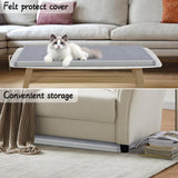 Puzzle Board 1500 Pieces,Jigsaw Puzzle Board with Adjustable Tilting Pole,Jigsaw Puzzle Board with Drawers,Grey Tilting Puzzle Board with Cover,Puzzle Storage,Puzzle Tray Doerpuz