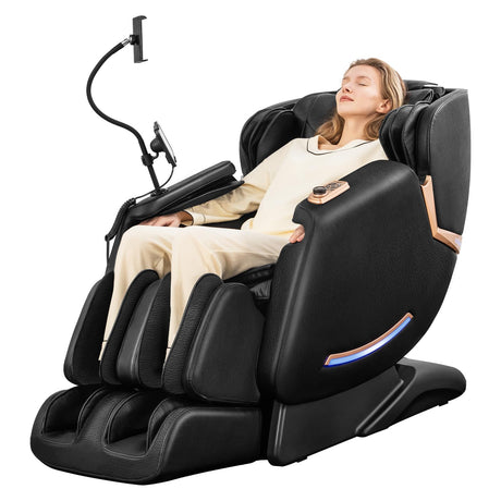CASINTA 3D Massage Chairs Full Body and Recliner - 53.5 Extend Sl Track Shiatsu Massage Chair - 2 Zero Gravity,11 Massage Techniques,Core Heating & 22 Airbag, Smart Foot Rollers,Ai Voice, Yoga Mode CASINTA