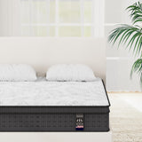 Yuewanshun Queen Mattress, 14 Inch Hybrid Queen Size Mattress in a Box with Gel Memory Foam, Medium Firm, Edge Support, Motion Isolation and CertiPUR-US, 60"*80"*14" Yuewanshun