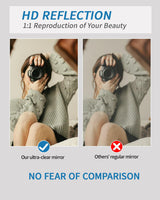 DMWOODFL 71"x26" Arched Full-Length Mirror with Explosion-Proof HD Glass – Oversized Floor or Wall-Mounted Full Body Mirror for Bedroom, Living Room, and Cloakroom (Black) DMWOODFL