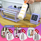 Whubefy 15x15 Heat Press Machine for T Shirts 8 in 1 Combo with 30oz Tumbler Press, Slide Out & Swing Away, Dual Tube Fast Heating, 3 Preset Modes & Counting Function for Bulk DIY Hats, Mugs, Plates Whubefy