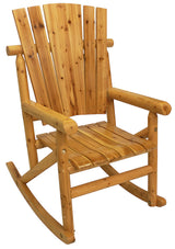 Leigh Country Rocker Chair Single Aspen Log TX 95100 Leigh Country