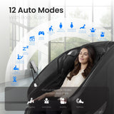 Titan Axiom LE l Dual Massage Mechanism l Full Body Massage Chair l Intelligent Voice Control l 45°C Heating Therapy l Zero Gravity Reclining l Space Saving l Bluetooth Speakers (Taupe) Titan