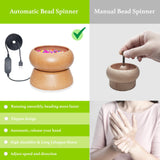 Xmada Electric Bead Spinner - Clay Bead Spinner with 2PC Beading Needles and Seed Beads, Waist Beads Kit, Bead Spinner for Jewelry Making, Electric | Speed Adjustment Bead Spinner Kit (Original) Xmada