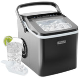 Iceman Dual-Size Ice Maker Countertop - Portable Ice Machine, Large and Small Ice Machine Maker with Self Cleaning, 9 Cubes in 7 Mins, 22lbs/24hrs, for Home, Kitchen, Office, Party, Ice Scoop Included Iceman