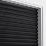ECLIPSE Blackout Paper Pleated Shade - Cordless Durable Cut-to-Width Multi Pack Window Shades, 48 in x 72 in (2 Pack), Black Eclipse