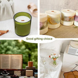 230 PCS Wooden Candle Wicks for Candle Making 0.5mm Natural Candle Wood Wicks Wick Stickers Wick Clips Candle Cores kit for DIY Candle Making Craft Harnico