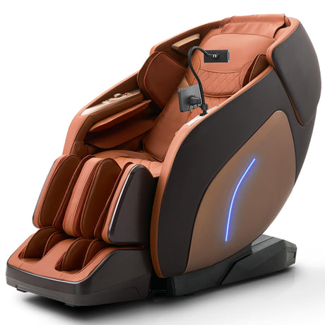 3D Massage Chair, Full Body Massage Chair, Zero Gravity Recliner w/Dynamic Leg Kneading System, 53.14" SL Track, Sleek Appearance, 12 Auto Modes, Wireless Charging, Bluetooth Speaker, TFT Screen Mazzup