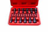 PANOVOS 12Pcs Magnetic Nut Driver Set,Impact Power Hex Nut Driver Drill Bit Master Kit, SAE & Metric, 1/4-Inch Quick-Change| Cr-V Steel PANOVOS