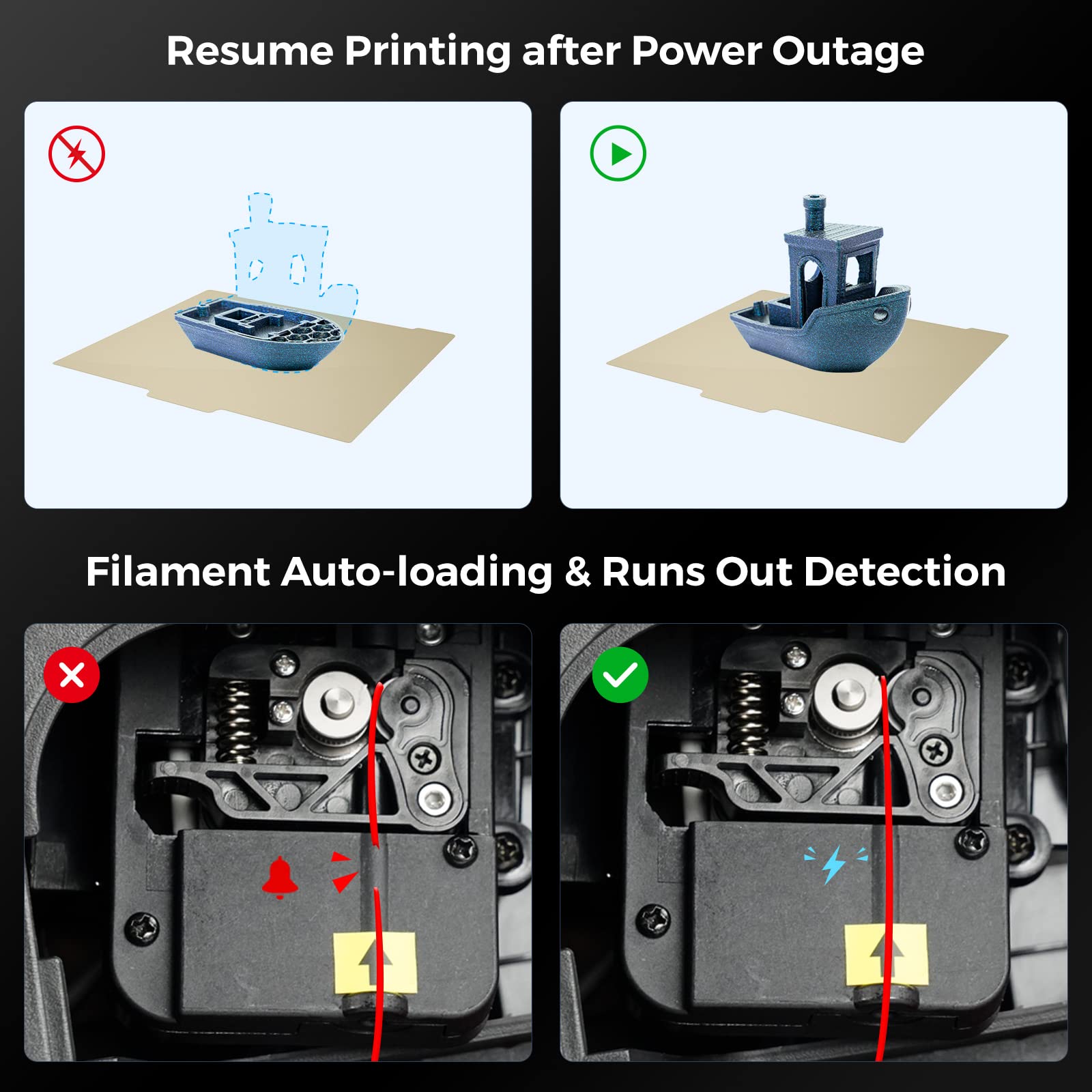 FLASHFORGE 3D Printer Adventurer 4 Pro with Auto Leveling, 300mm/s High Speed Printing, Upgraded Quick Detachable 265°C Hardened Nozzle, Perfect for Printing Carbon Fibre Filament - WoodArtSupply