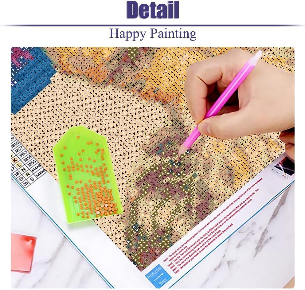 OFRKE Diamond Painting Kits for Adults Beginners 5D Diamond Art Kits with Round Diamonds Gem Art Full Drill Elephant Painting for Home Wall Decor Gifts 12x16inch OFRKE