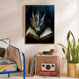 DAZZLEDOTS Diamond Art Kits for Adults, Dragon Diamond Painting Kits for Beginner Book Round 5D Full Drill Diamond Dots Crafts for Home Wall Decor Gifts 12x16 Inch DAZZLEDOTS