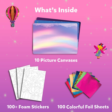 Skillmatics My Storybook Art Kit Adventures & Foil Fun Unicorns & Princesses Bundle, Creative Activity for Boys & Girls, DIY Kit Skillmatics