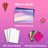 Skillmatics Poke in Art Unicorns Dream Decor & Foil Fun Unicorns and Princesses Bundle, Mess-Free Art for Kids, DIY Craft Kits, Creative Activity, Gifts for Ages 4, 5, 6, 7, 8, 9 Skillmatics