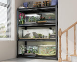 PrimeZone 40" W Heavy Duty Garage Shelving 2200 LBS 4 Tier Storage Shelves Adjustable Industrial Metal Wire Shelf Utility Rack for Garage,Basement,Pantry,Warehouse,Commercial,40" W X 20" D X 60" H PrimeZone