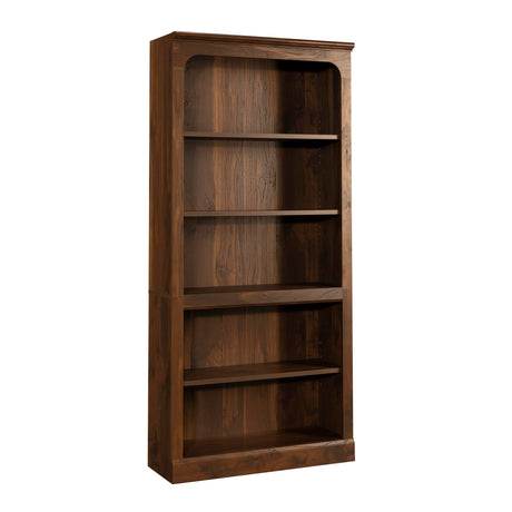 Sauder Select 5-Shelf Bookcase, in a Grand Walnut Finish Sauder