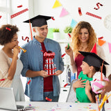 Thyle Graduation Gift Money Holder 2024 Graduation Gift Holders with 16 Holes Wooden Graduation Tiered Tray Cash Cake Graduation Money Tree Congrats Grad Holiday Party Supplies(Red) Thyle