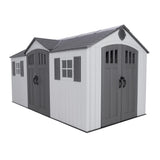 Lifetime Dual Entry Outdoor Storage Shed, 15 x 8 Foot Lifetime