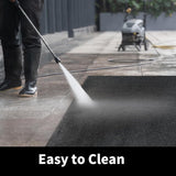 HOMBYS Extra Large Garage Floor Mat for Under Car,Floor Mats for Garage with Rubber Backing,Non Slip Garge Rug,Waterproof Backing Garage Carpet,Motorcycle Absorbent Oil Spill Mat,7'9"x16' HOMBYS