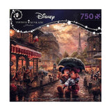 Ceaco - Thomas Kinkade - Disney Dreams Collection - Mickey and Minnie in Paris - 750 Piece Jigsaw Puzzle Ceaco