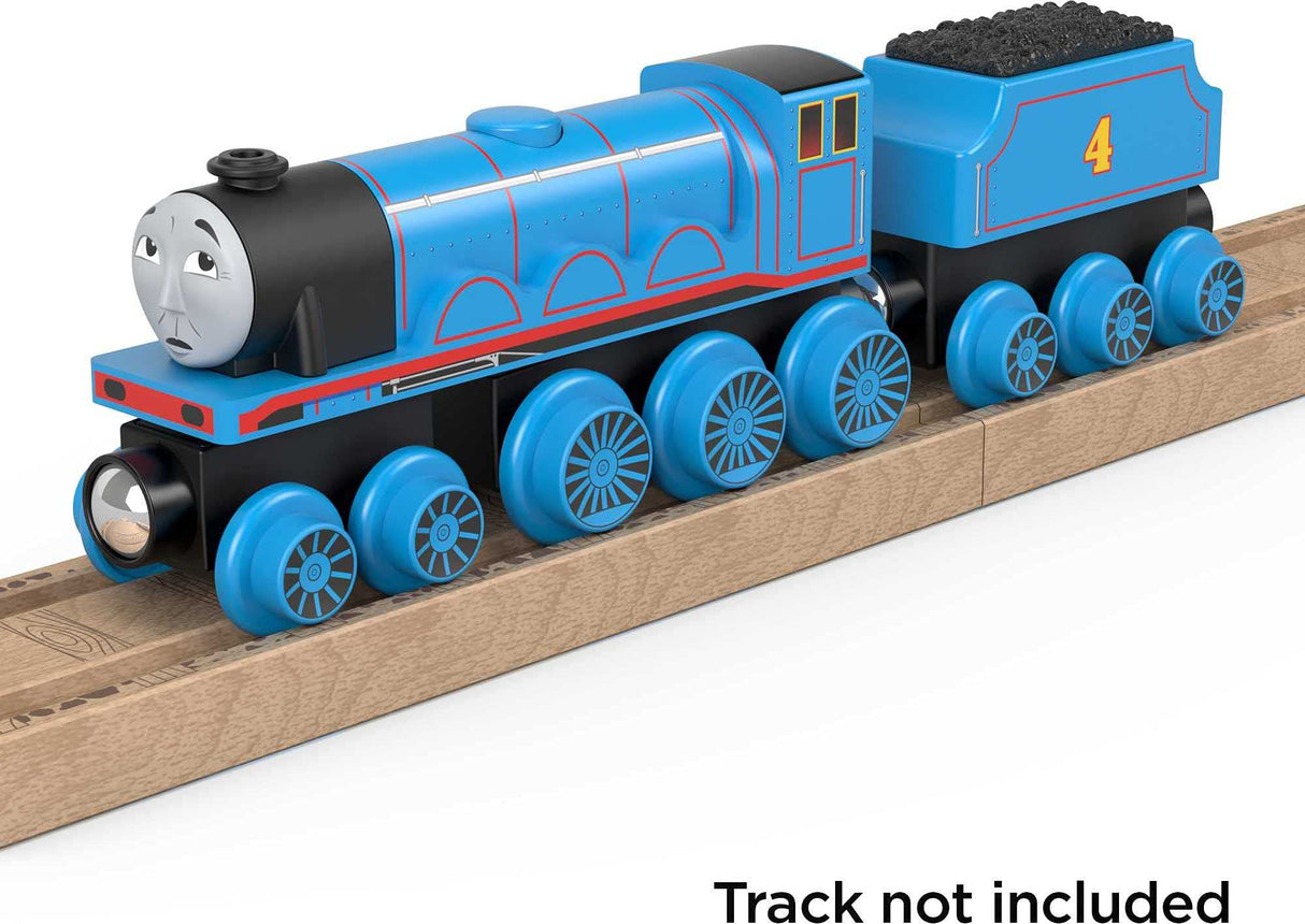 Thomas & Friends Wooden Railway Toy Train Gordon Push-Along Wood Engine & Coal Car for Toddlers & Preschool Kids Ages 2+ Years Thomas & Friends