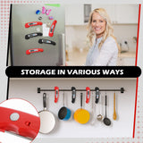 Xuhal 12 Pcs Digital Meat Thermometer with Probe Waterproof Instant Read Foldable Food Thermometer with Magnet for Kitchen Grilling Cooking Turkey Baking BBQ(Black, Red) Xuhal