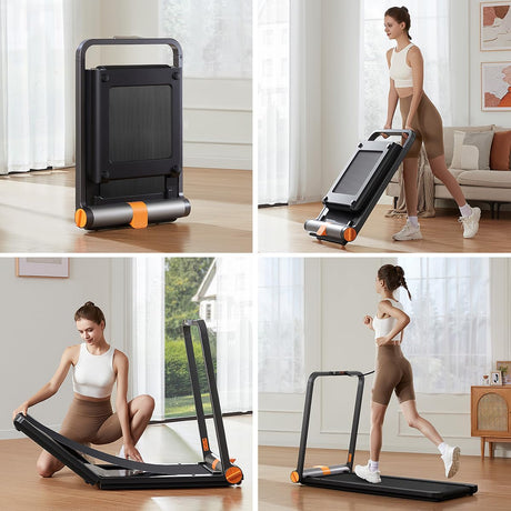 WALKINGPAD MC11 Folding Treadmill 2 in 1 Walking Pad Under Desk Foldable Walking and Running Treadmills for Office and Home No Installation Required 1-7.5mph WALKINGPAD